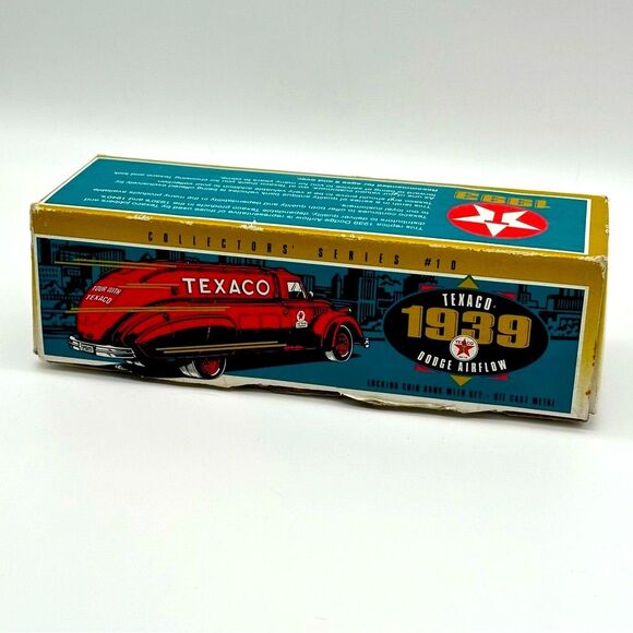 1939 Texaco Dodge Tanker Die Cast Metal Coin Bank Collector Series #10 NWB 1999 - Picture 9 of 10